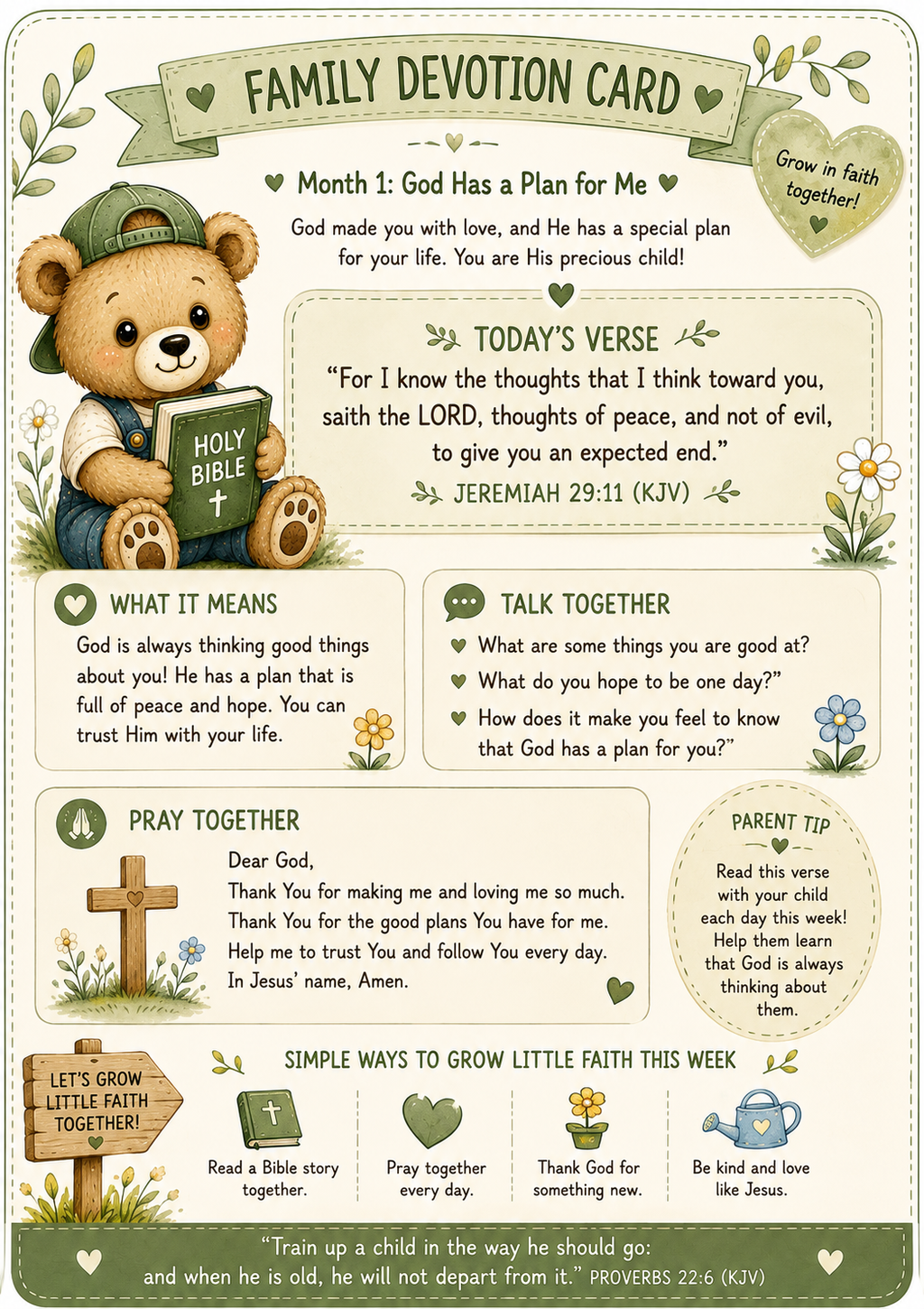 Growing Little Faith Mail